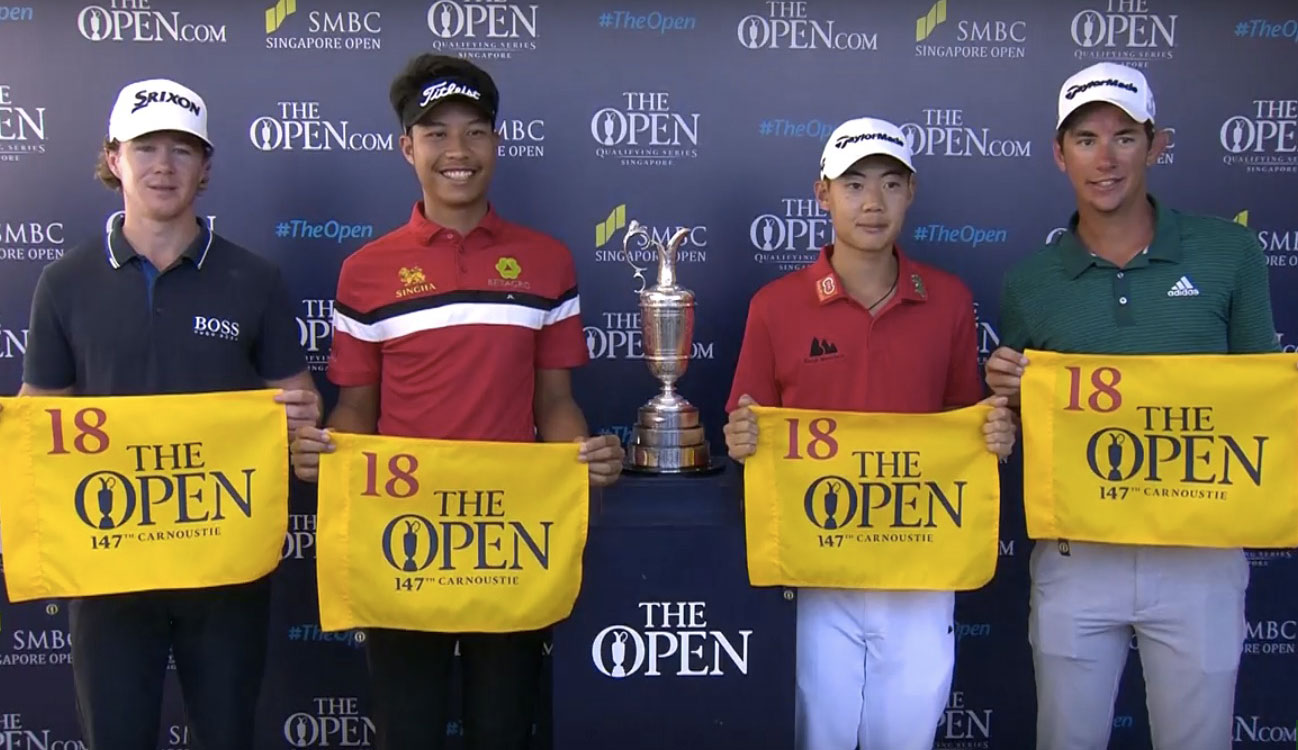 Four qualify for places at The Open